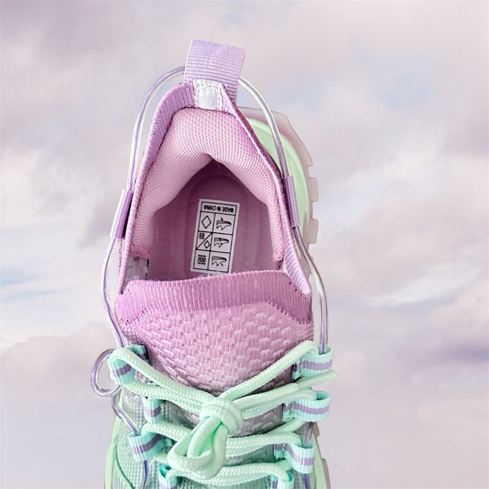 NWOT! YELANA CYAN PURPLE  WOMEN LIGHT WEIGHT RUNNING SHOES - Picture 5 of 8